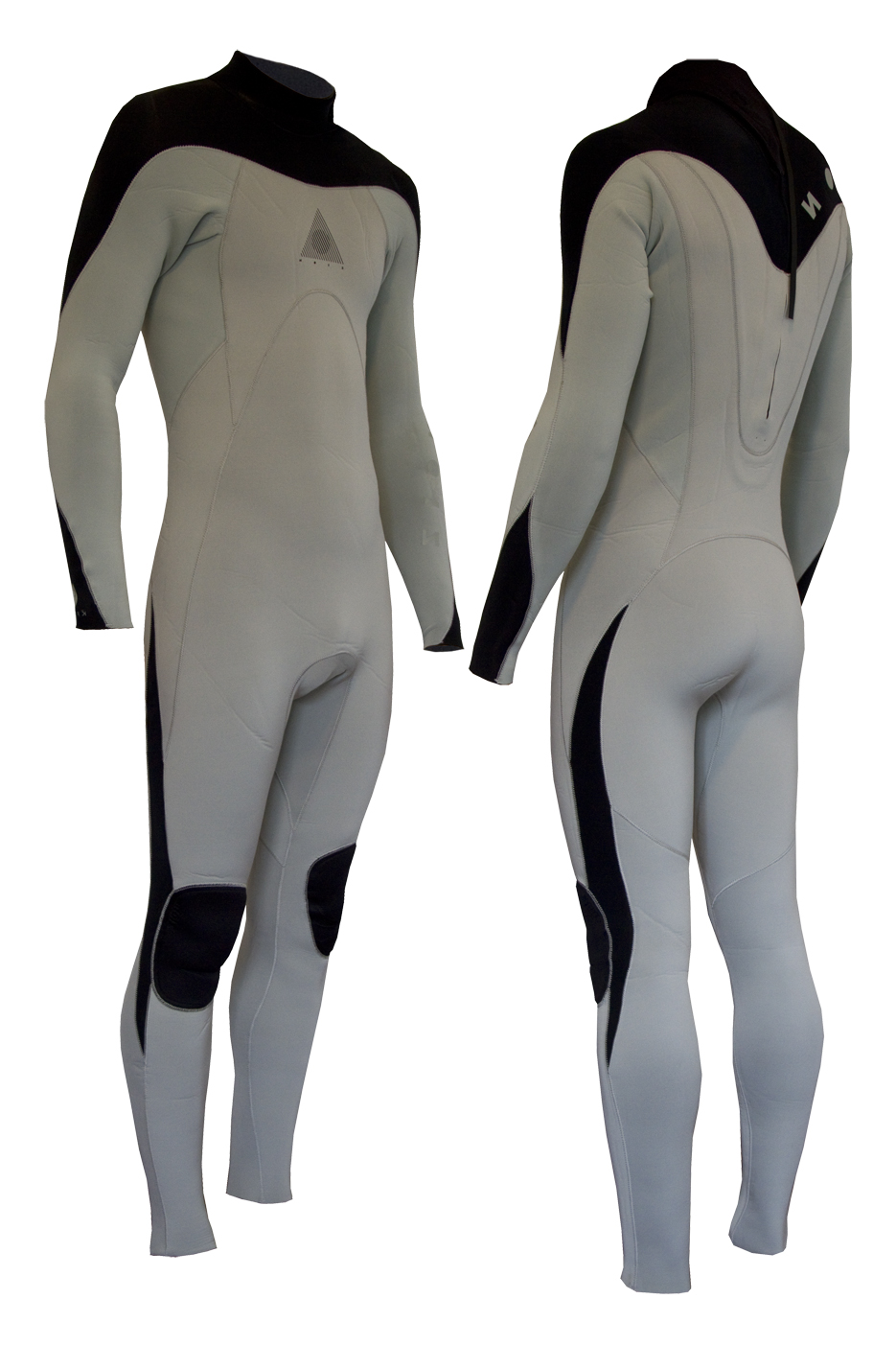 ZION WETSUITS TRINITY 3/2mm STEAMER Silver/Black